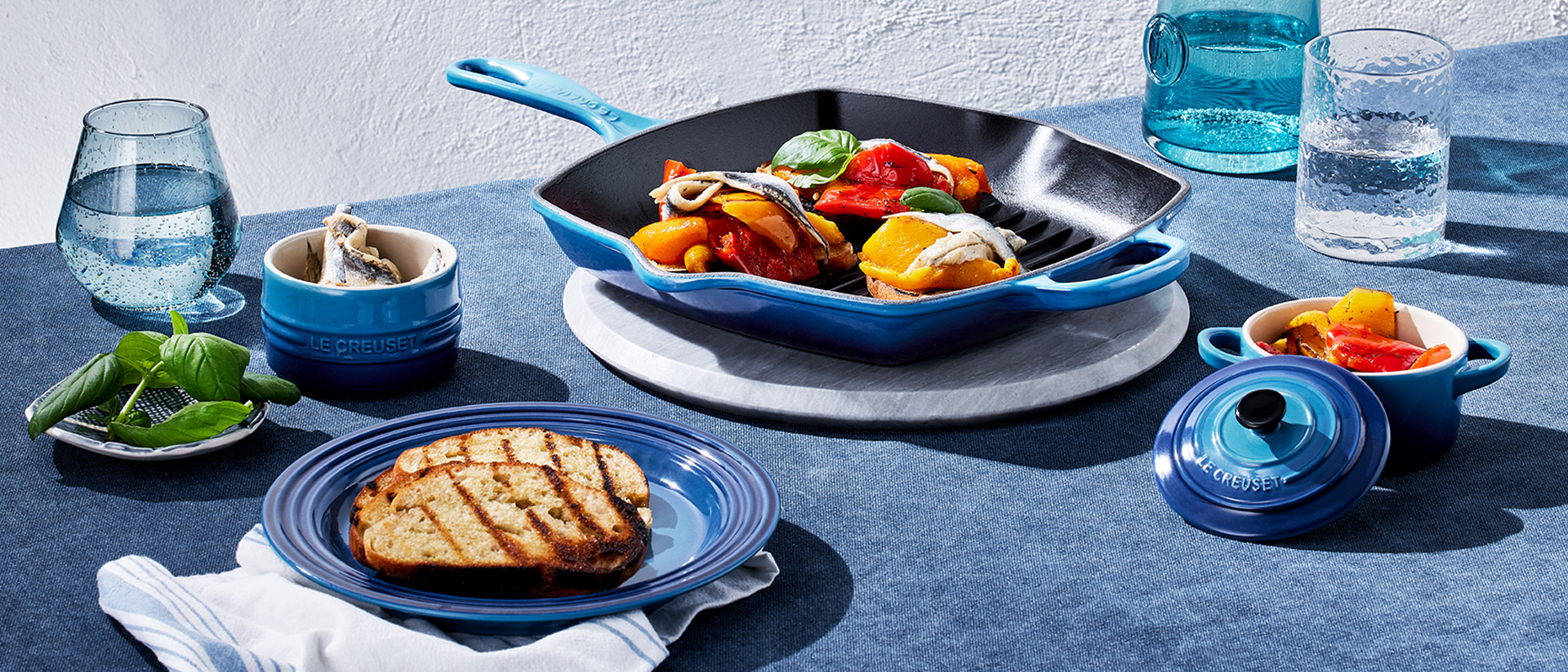 How to use a grilling pan Le Creuset IE
